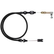 Lokar Black Stainless Throttle Cable Carb Style 24'' - Busted Knuckle Off Road