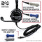 Headset Coil Cord for Rugged and Kenwood Handheld Radio