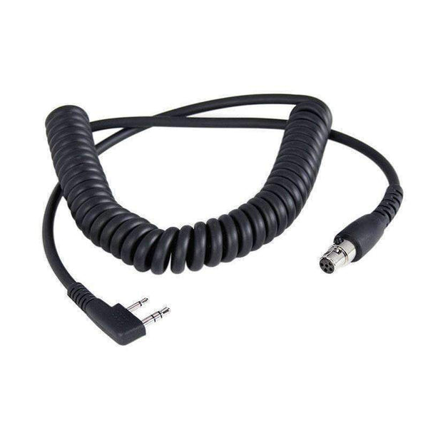 Headset Coil Cord for Rugged and Kenwood Handheld Radio