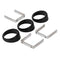 Autometer ANGLE RINGS, 3 PCS., BLACK, FOR 2-1/16'' GAUGES - Busted Knuckle Off Road