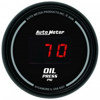 Autometer 2-1/16'' OIL PRESSURE, 5-100 PSI, SPORT-COMP DIGITAL - Busted Knuckle Off Road