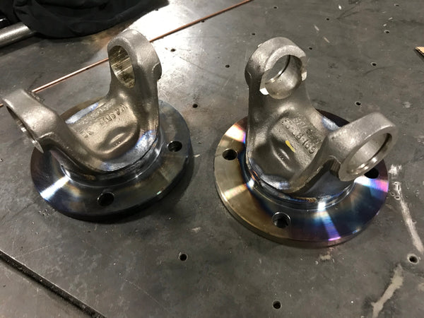 1410 3.5'' YOKE AND 4BOLT ROCKWELL WELDED - Busted Knuckle Off Road