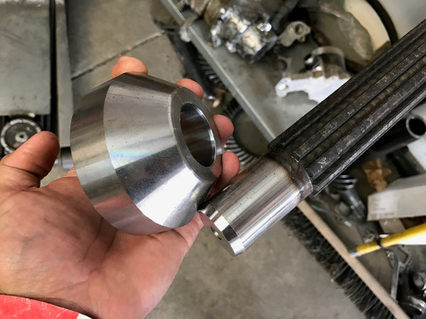 3.5'' O.D Weld Yoke Adapter to 1.8'' LONG TRAVEL SPLINES - Busted Knuckle Off Road