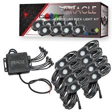 8pc Oracle LED rock light Kit - Busted Knuckle Off Road