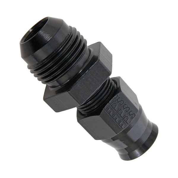 #8AN x 3/8 Hard Line Adapter Black - Busted Knuckle Off Road
